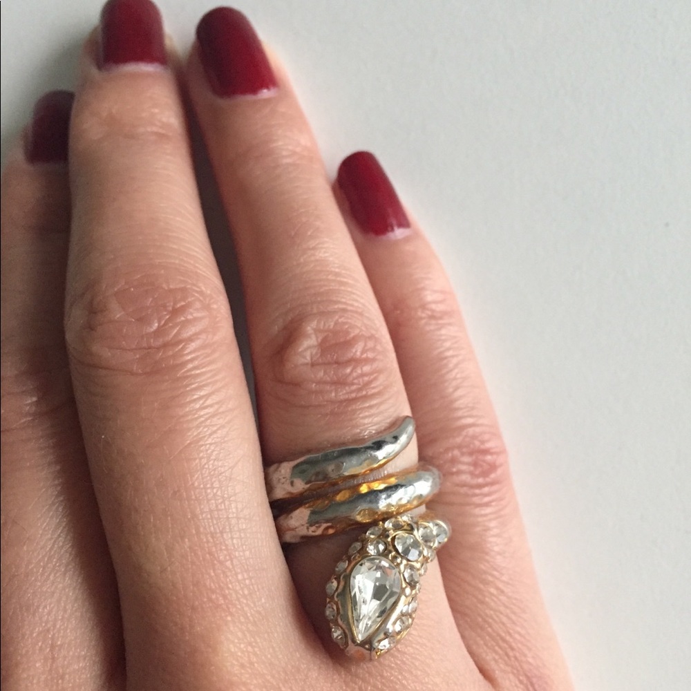 BCBG Max Azria Snake Wrap Ring Size 6 or 7